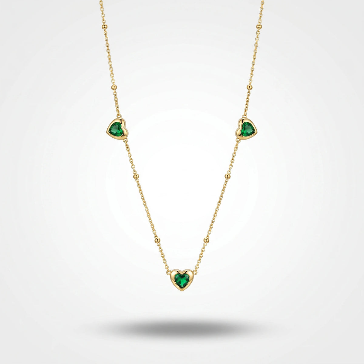 QIAOREN 13521 Wholesale Waterproof Stainless Steel Jewelry Minimalist Gold Plated Necklace for Custom Fashion